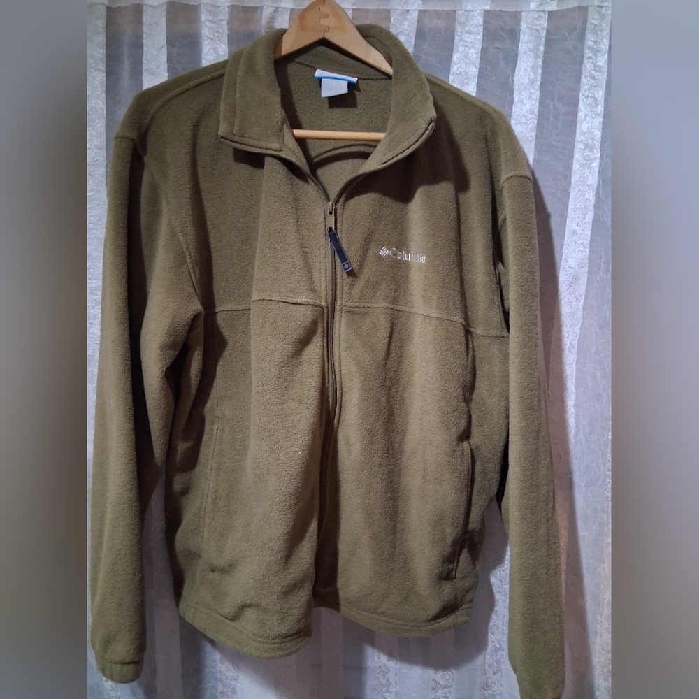 Columbia Men's Olive Fleece Jacket